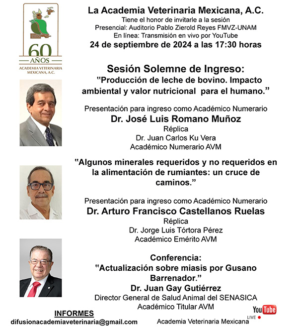 Sesión Solemne de Ingreso y Conferencia: 